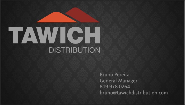 Tawich Distribution business card