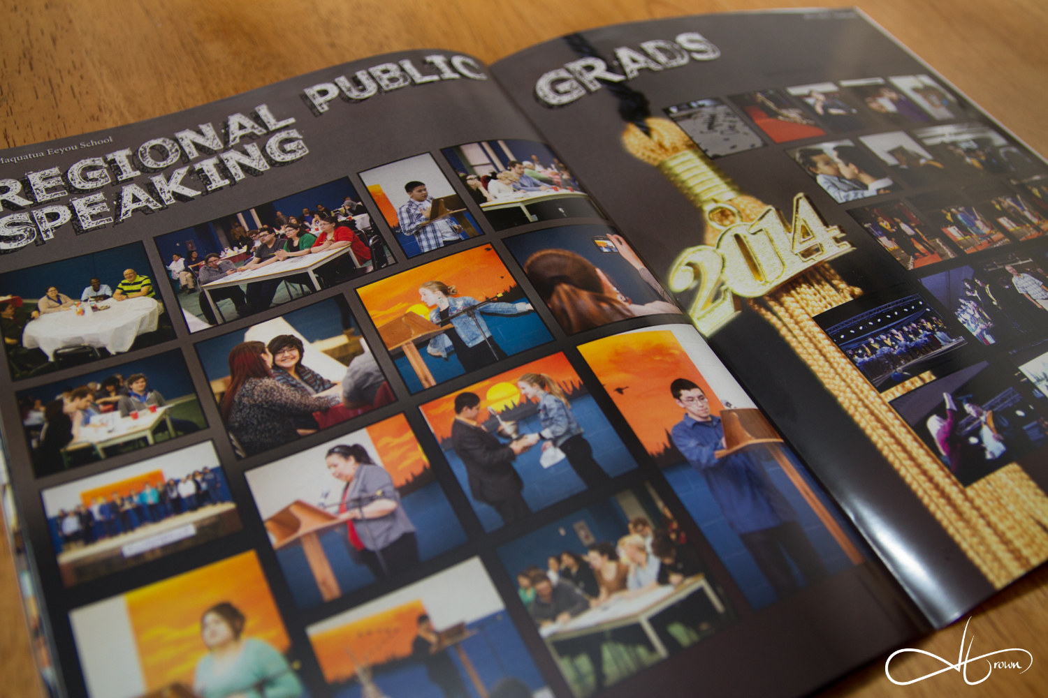 Yearbook and event program
