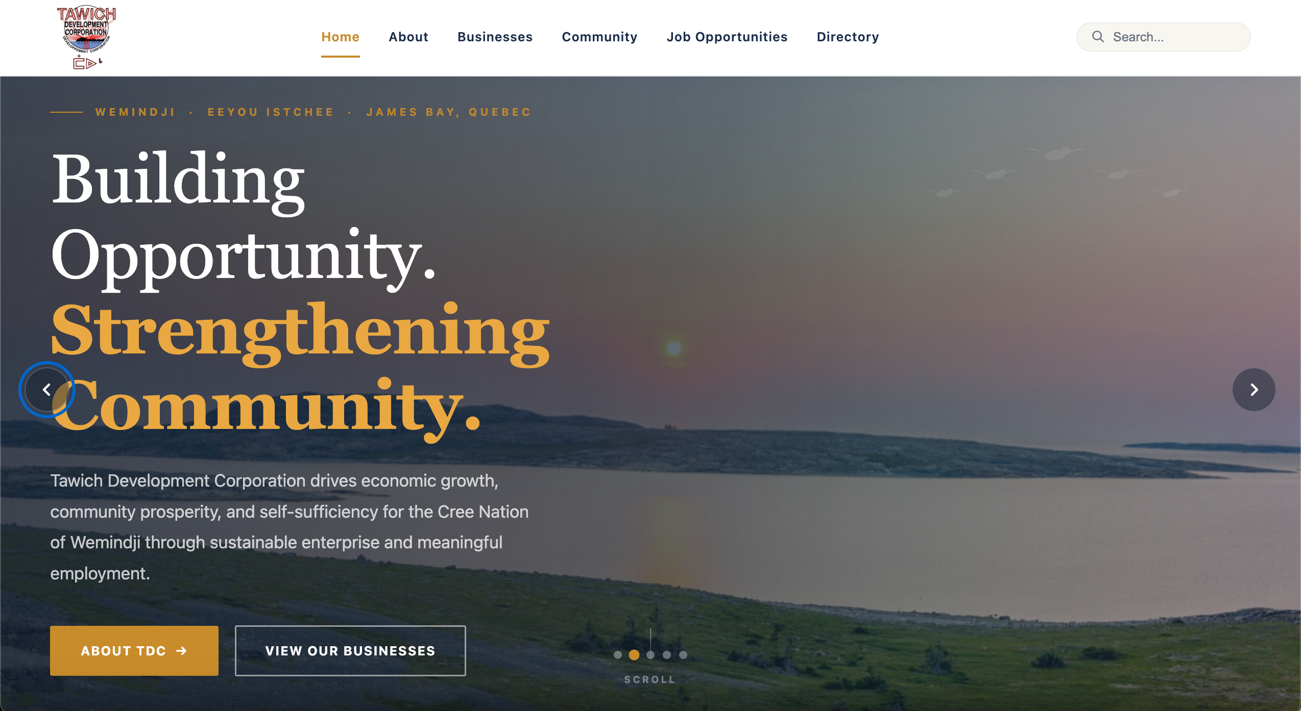 Tawich Development Corporation website